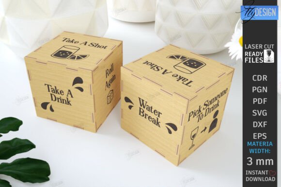 Activity Dice Laser Cut Art Amp Cubes