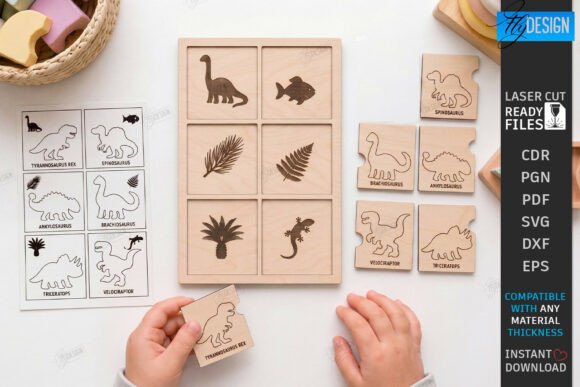 Animal Track Play Dough Stamps: Laser Cutting for Toys & Branding