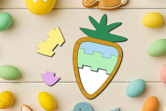 Block Laser SVG Puzzle Carrot Easter Kid: A Designer's Review