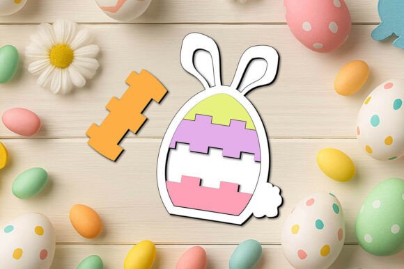 Bunny Easter Puzzle: Spring Amp Laser Cutting Blocks