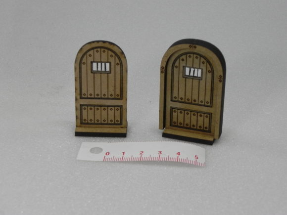 Dungeon Doors Gothic Round Style: Laser Cutting Other Toys Amp