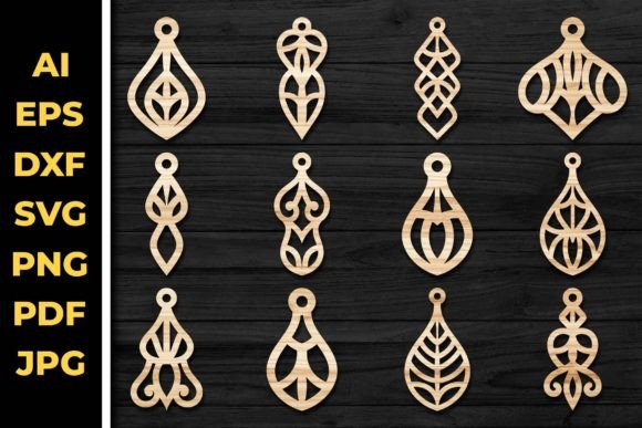 Earrings Jewelry Laser Cut Svg Bundle 62 Review