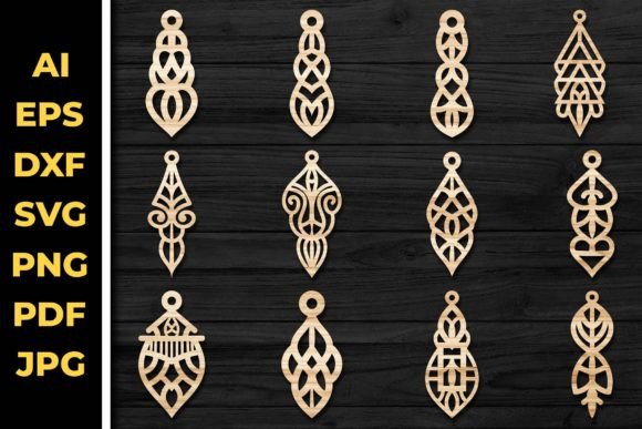 Earrings Jewelry Laser Cut SVG Bundle 64 Review