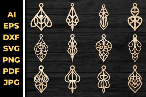 Earrings Laser Cutting SVG Bundle 67 Review