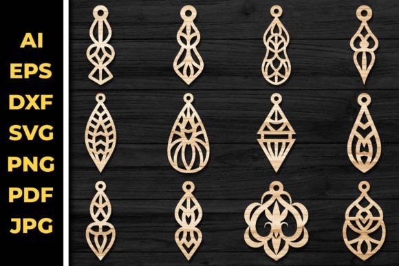 Earrings Laser Cutting SVG Bundle: Brand Designer Review