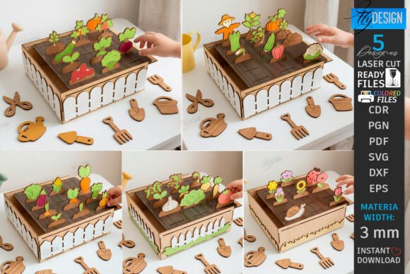 Garden Toy Playset Laser Cut Bundle SVG: A Designer's Review