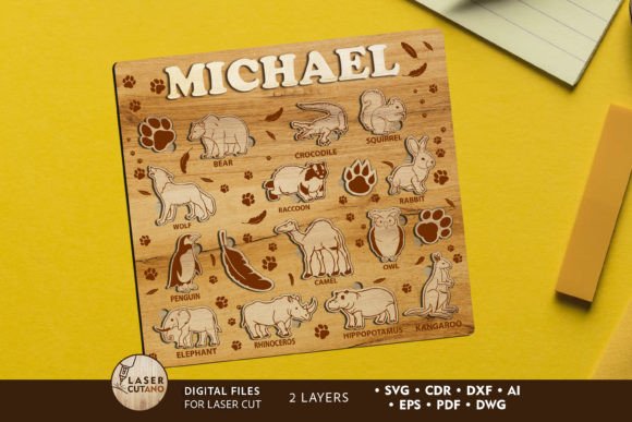 Kids Puzzle Decorative Cut Template: A Laser‑Cut Puzzle Asset Review