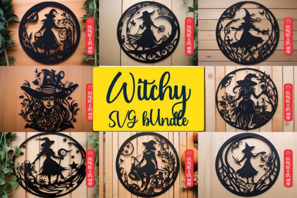 Laser Cut Witchy SVG Bundle for Autumn Amp Laser Cutting