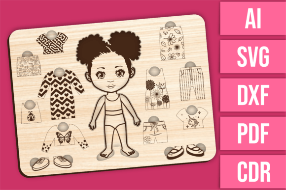 Laser Cutting Puzzles: Dress Up Puzzle – Angie Reviewed