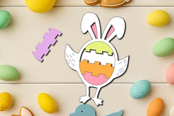 Lego Chicken Easter SVG: Laser Cutting, Spring Amp