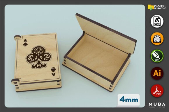 Playing Cards Holder Laser Cutting Box Review