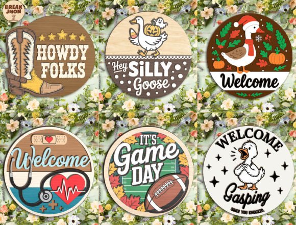 Welcome Door Hanger Laser Cut File Svg Review