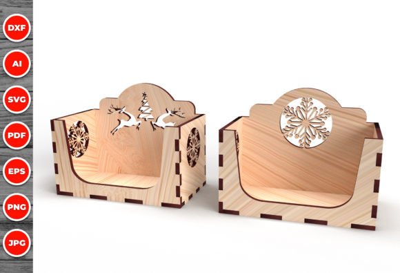 Winter Amp Laser Cutting: Christmas Business Card Holder SVG