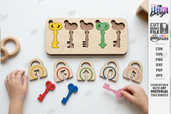 Wooden Key and Lock Puzzle: Toys Amp Laser Cutting Review